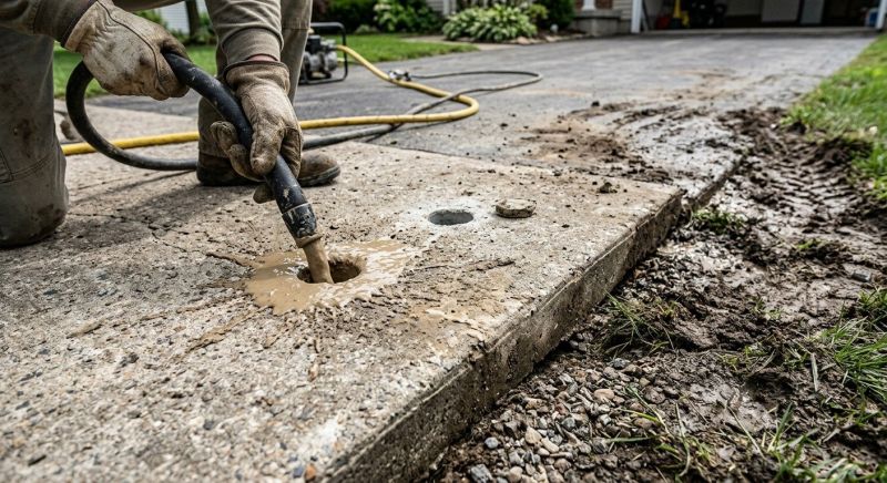 Driveway Slab Lifting in San Antonio, TX