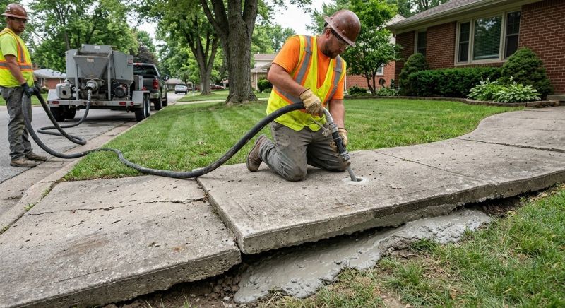 Concrete Leveling in Des Moines, IA