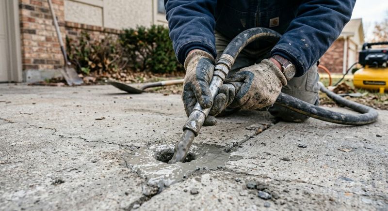 Concrete Poly Jacking in Columbus, OH
