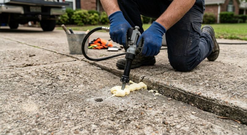 Driveway Slab Lifting in Des Moines, IA