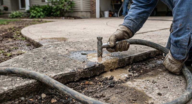 Driveway Slab Lifting in San Antonio, TX
