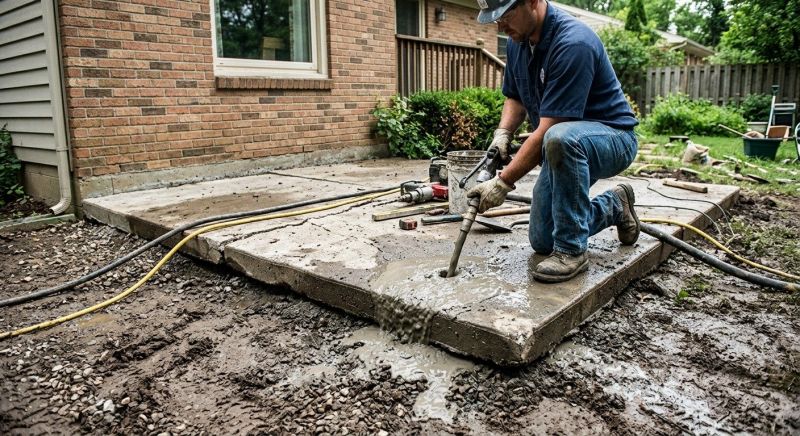 Patio Leveling in Columbus, OH
