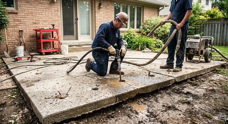 Patio Raising in Denver, CO