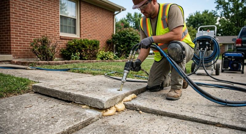 Sidewalk Raising in Des Moines, IA