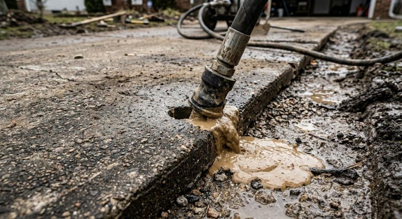 Slab Mudjacking in West Des Moines, IA