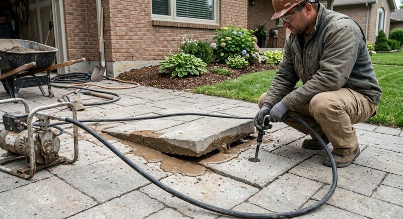 Sunken Patio Repair in Tampa, FL