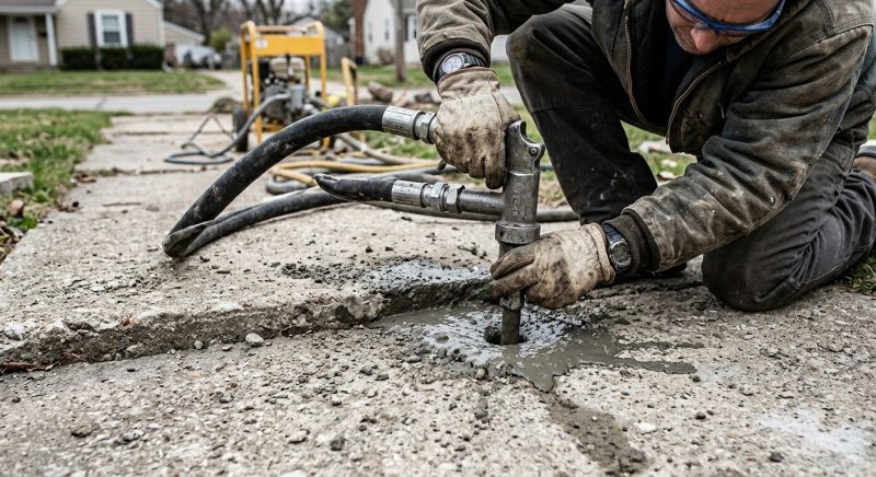 Sunken Patio Repair in Corpus Christi, TX