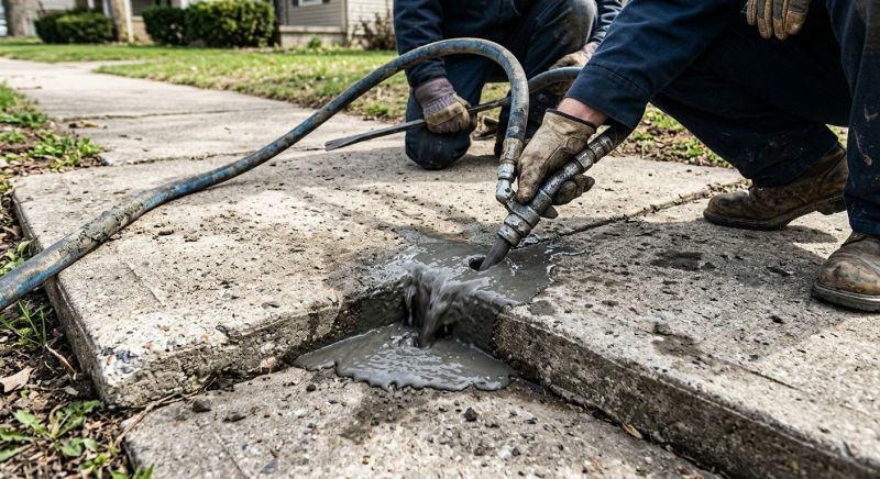 Sunken Sidewalk Repair in San Antonio, TX