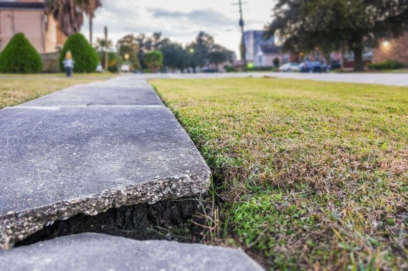 Sunken Sidewalk Repair in Corpus Christi, TX